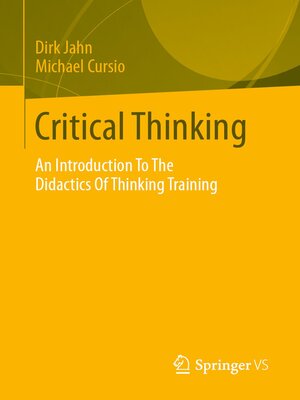 cover image of Critical Thinking
